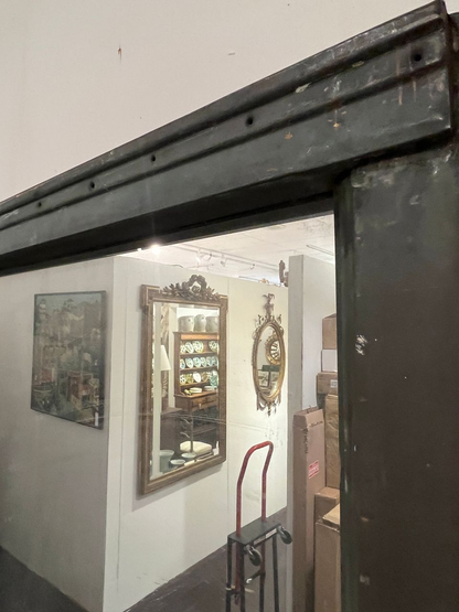 Repurposed NYC 5th Ave Copper Window Frame Mirror