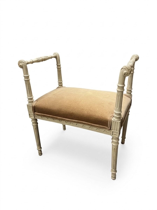 19th Century Louis XVI Window Bench