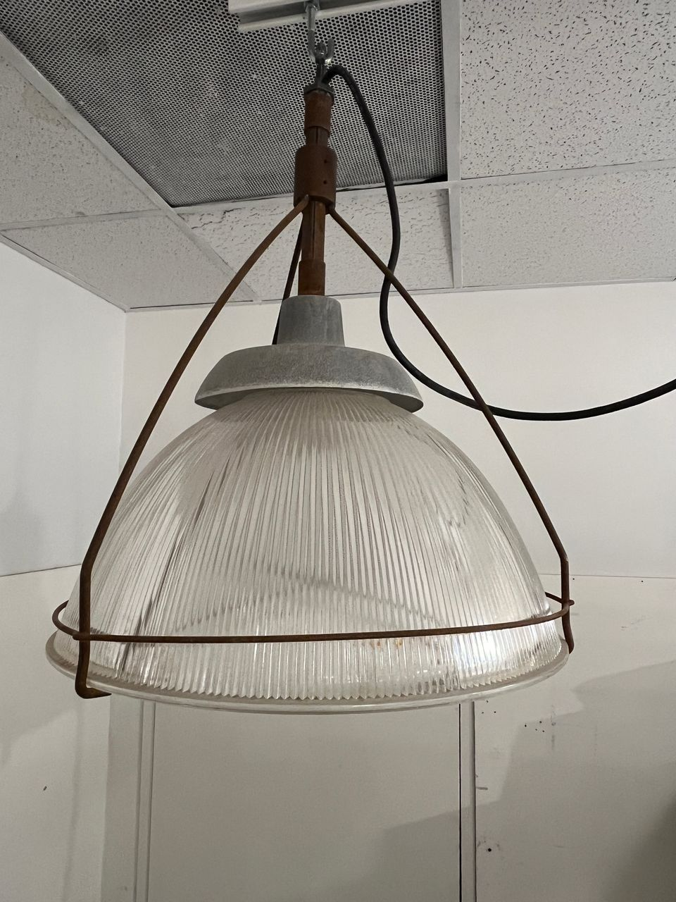 Industrial Modern Holophone Pendant Light
