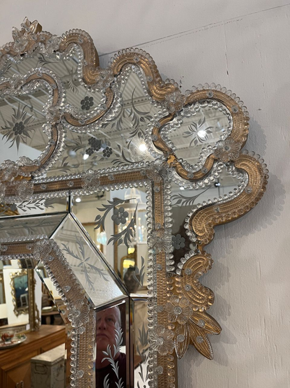 Vintage Italian Venetian Mirror
