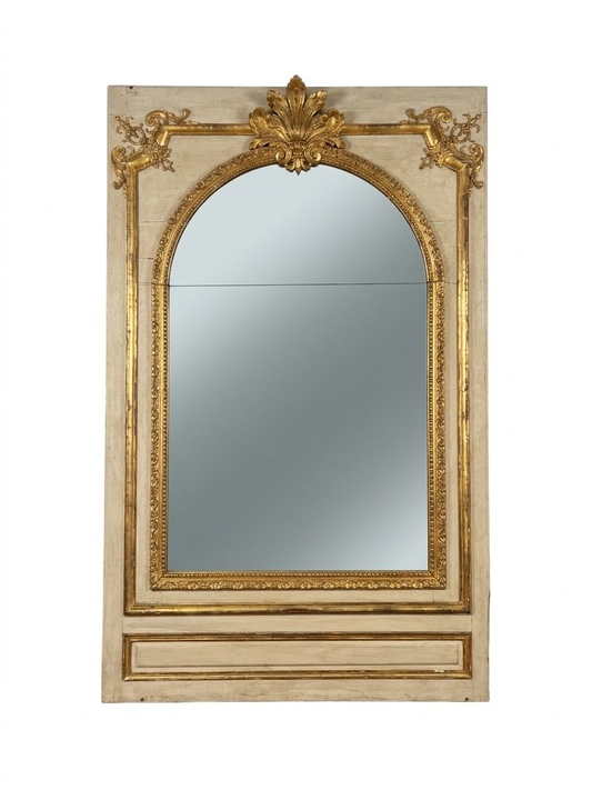 Beautiful 18th Century French Trumeau Mirror