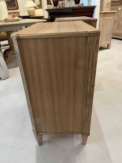 Pair of Bleached Bachelor Chests / Nightstands