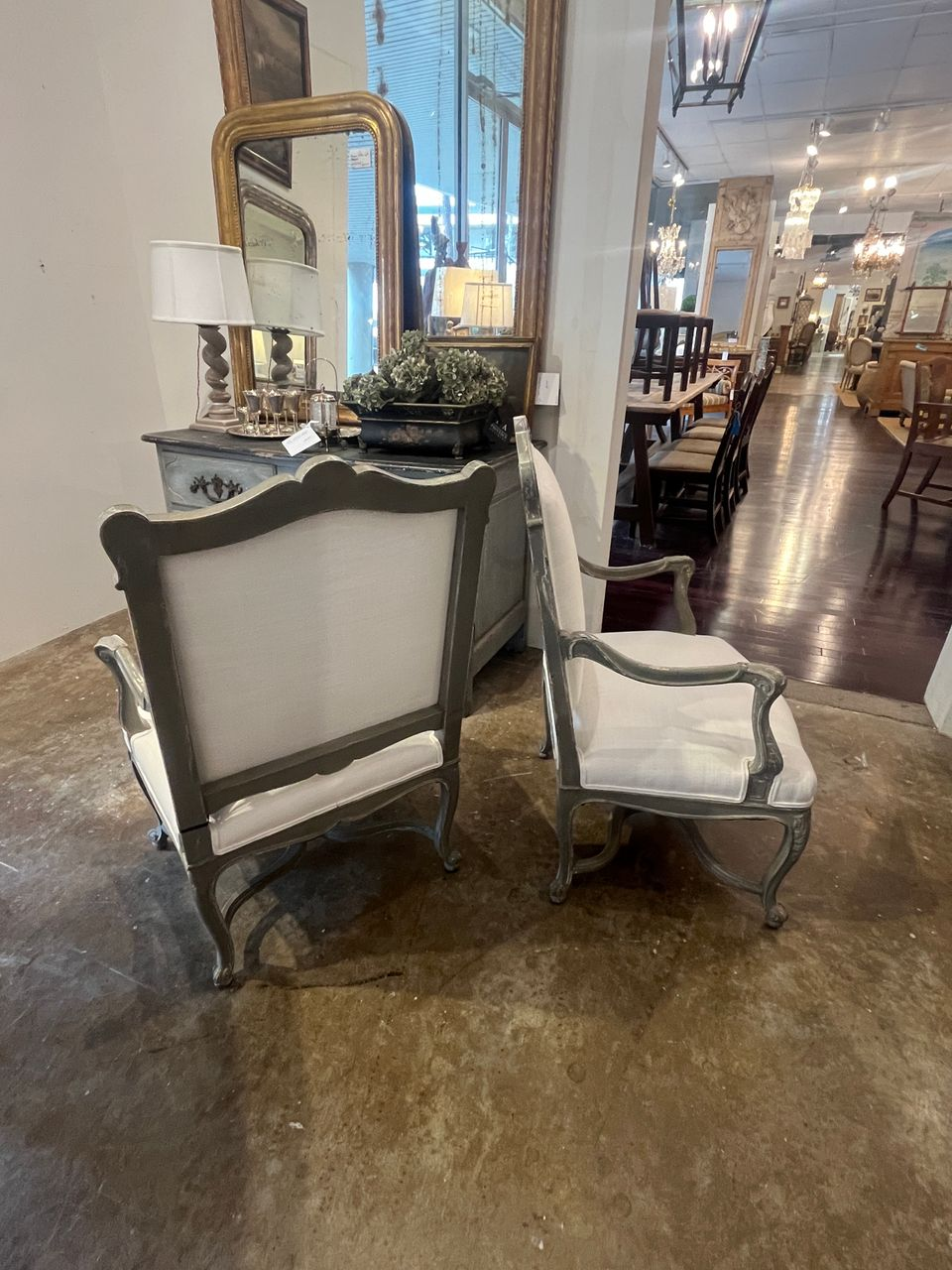 Pair of French 19th Century Fauteuils Armchairs