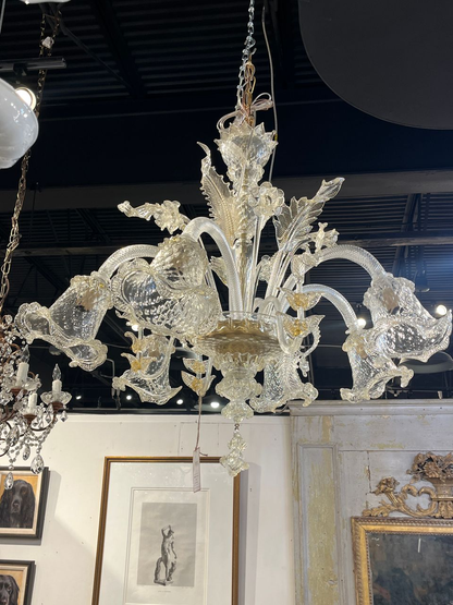Vintage Italian Venetian Murano Chandelier