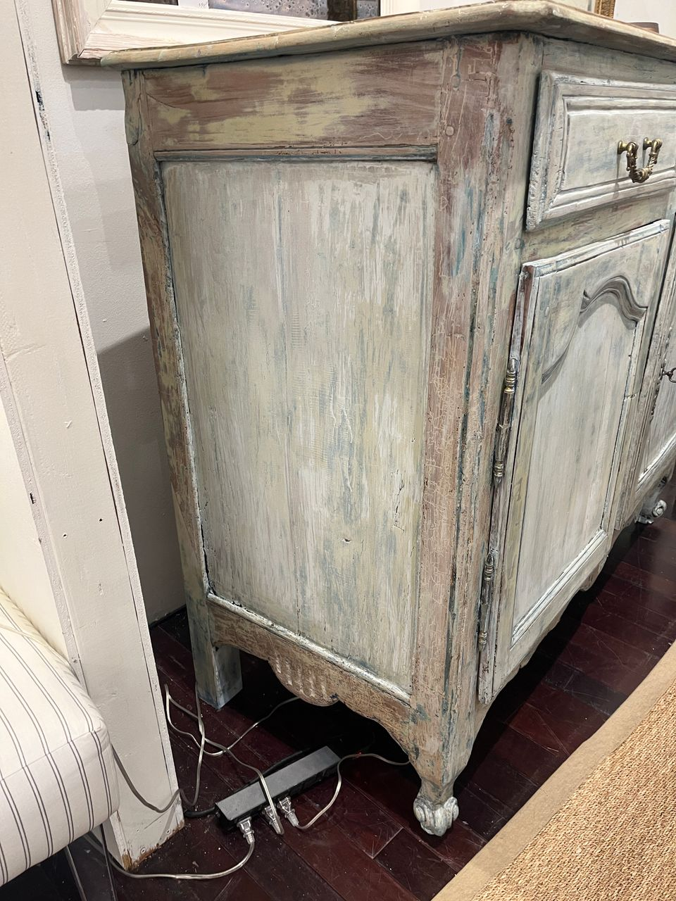 19th Century French Painted Buffet