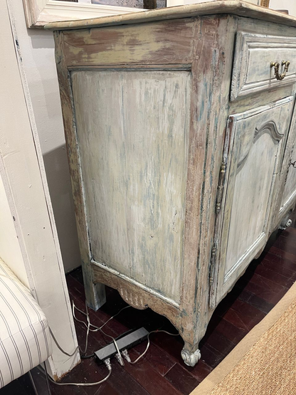 19th Century French Painted Buffet