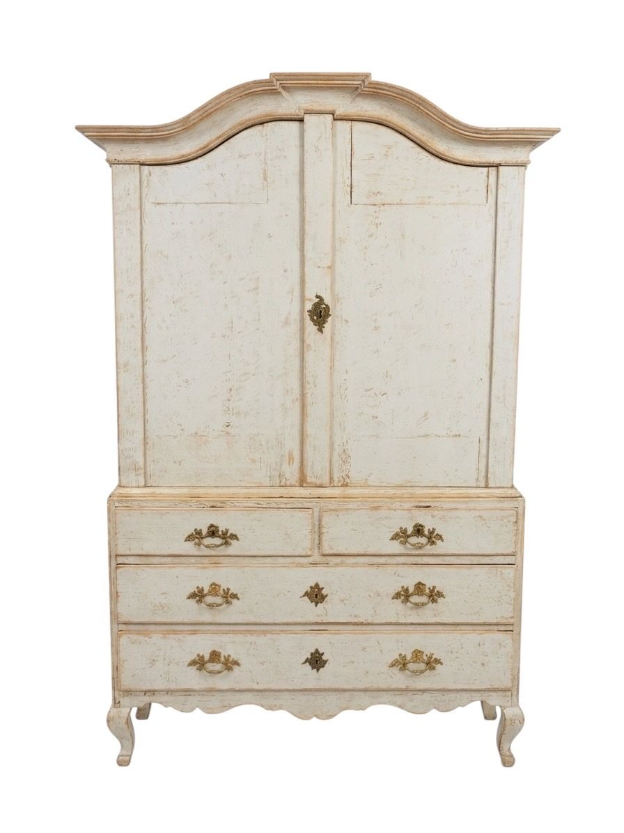 18th Century Swedish Gustavian Wedding Cabinet