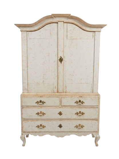 18th Century Swedish Gustavian Wedding Cabinet