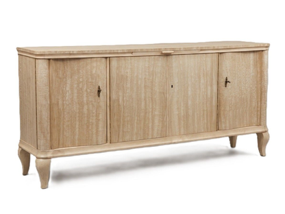 Antique Danish Bleached Buffet Sideboard