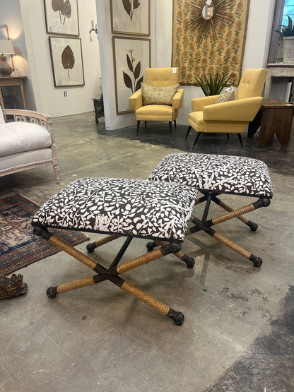 X-Base Footstool Ottoman Bench (2 available)