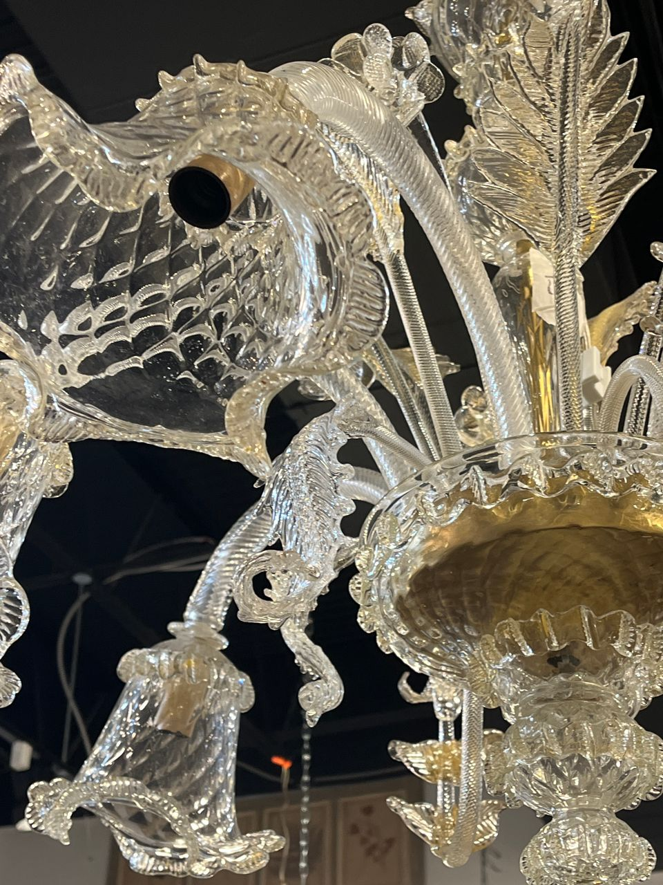 Vintage Italian Venetian Murano Chandelier