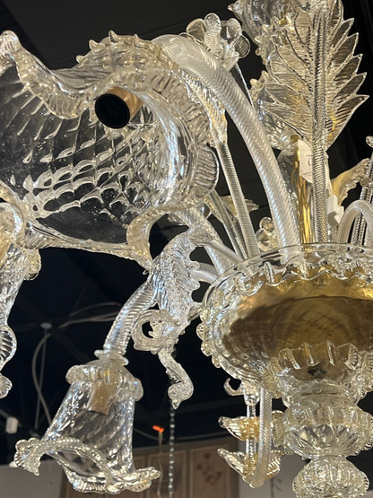 Vintage Italian Venetian Murano Chandelier