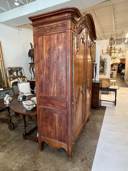 18th Century French Carved Armoire