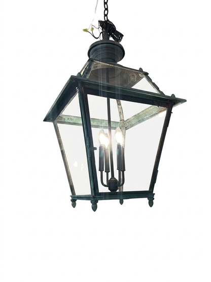 Early 1900's Copper Hanging Lantern