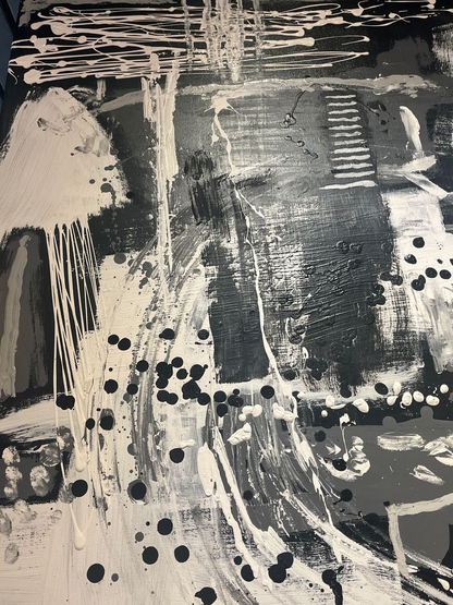 Huge Modern Abstract Painting titled: "Kasarium"