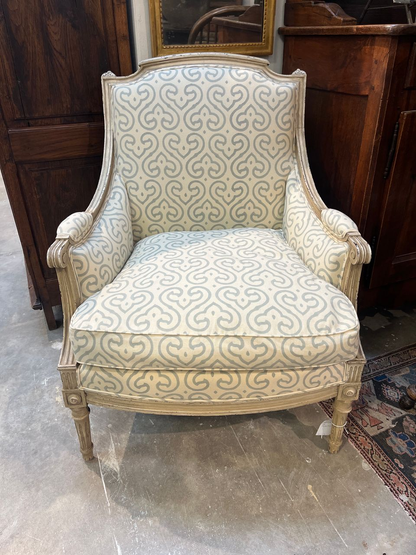 Louis XVI style Bergere Armchair