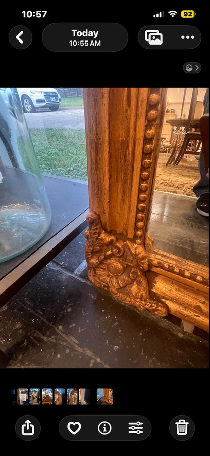 Tall Louis XVI style Giltwood Mirror