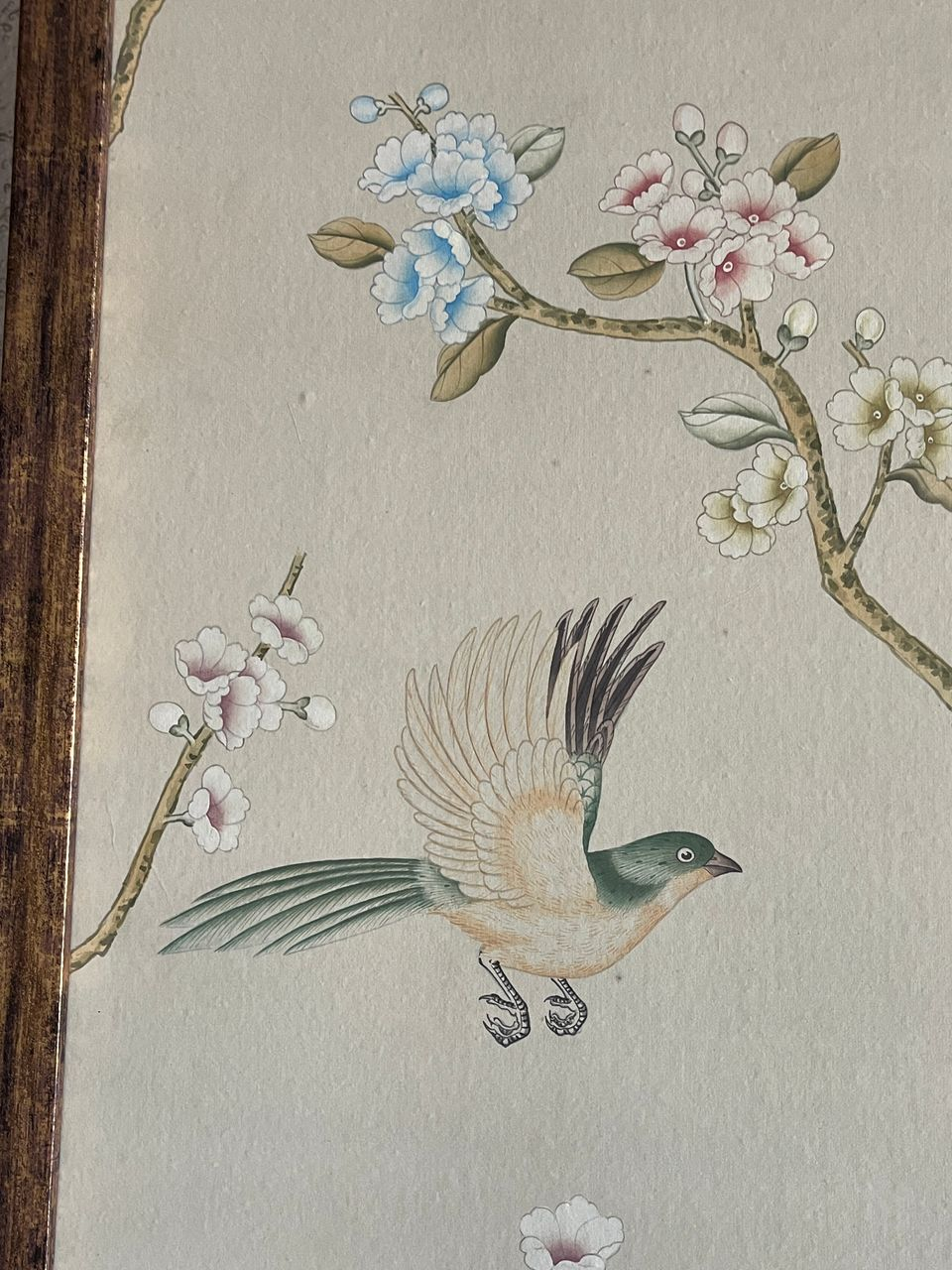Vintage Chinoiserie Framed Panels (2 available)