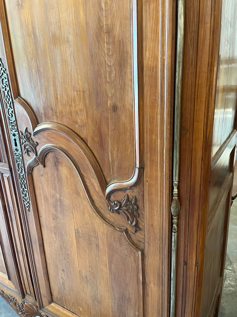 18th Century French Carved Armoire