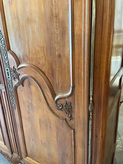 18th Century French Carved Armoire