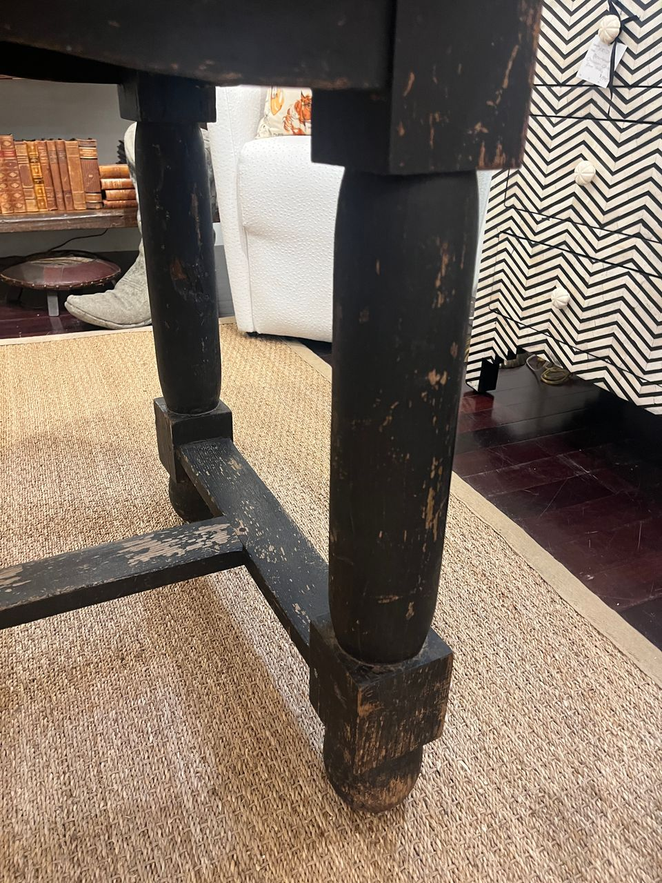 Antique English Round Occasional Table