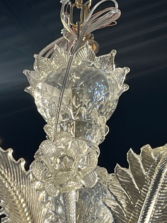 Vintage Italian Venetian Murano Chandelier