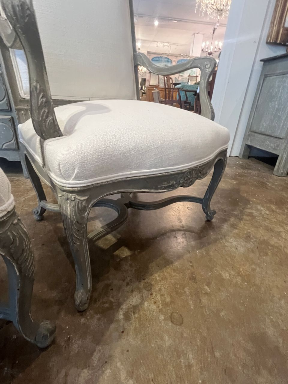 Pair of French 19th Century Fauteuils Armchairs