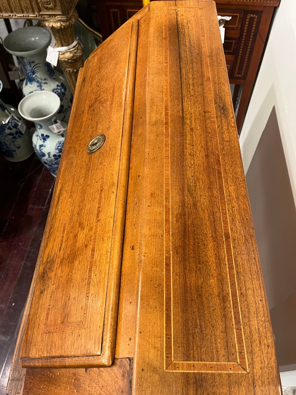 19trh Century Italian Slant Front Bureau