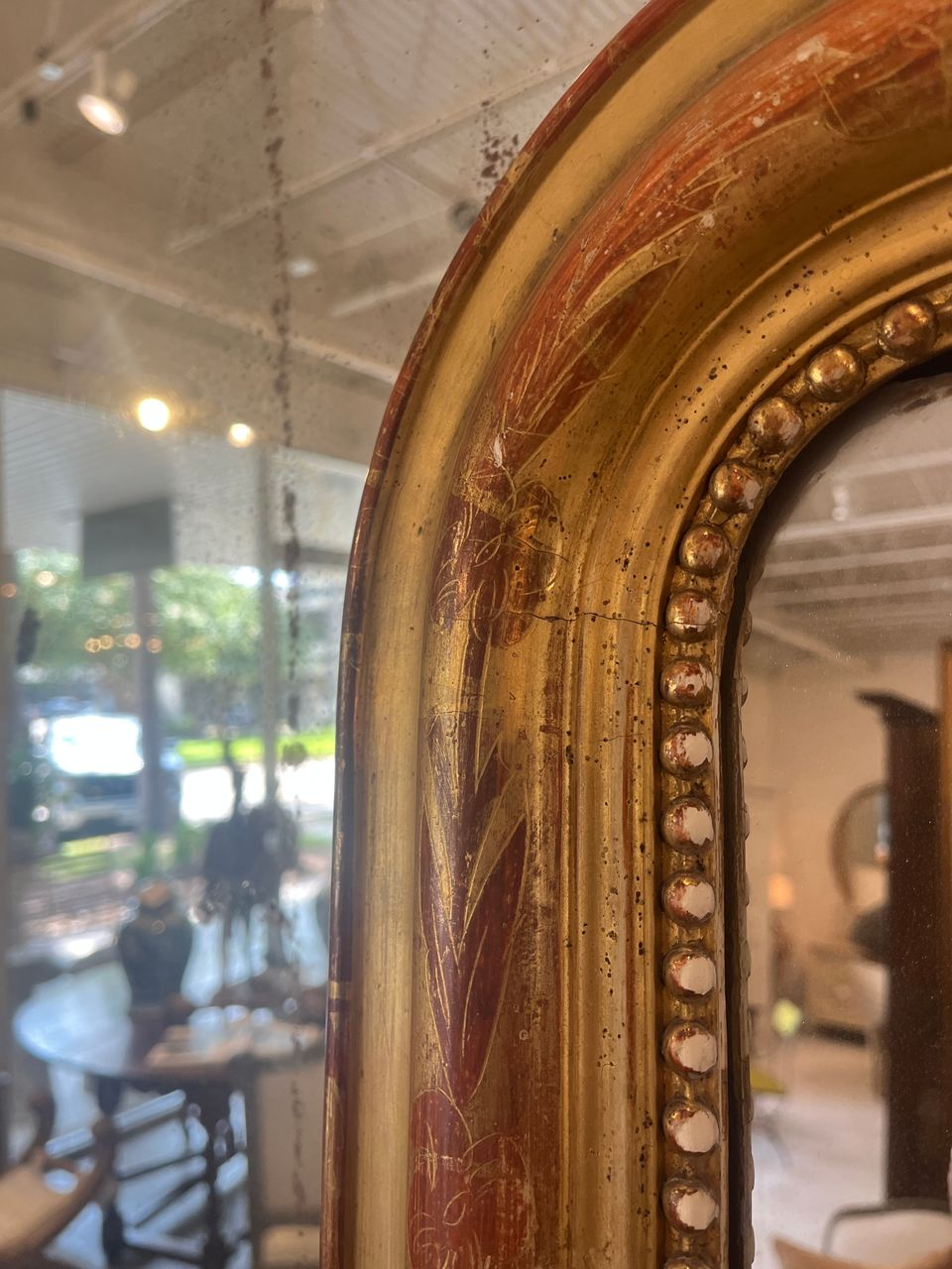 19th Century Gold Gilt Louis Philippe Mirror