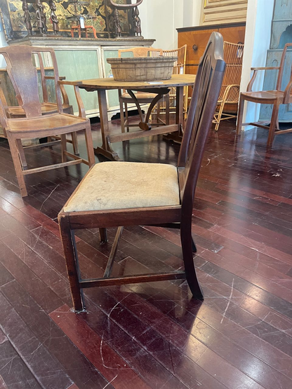 Set 8-18th Century English Mahogany Side Chairs