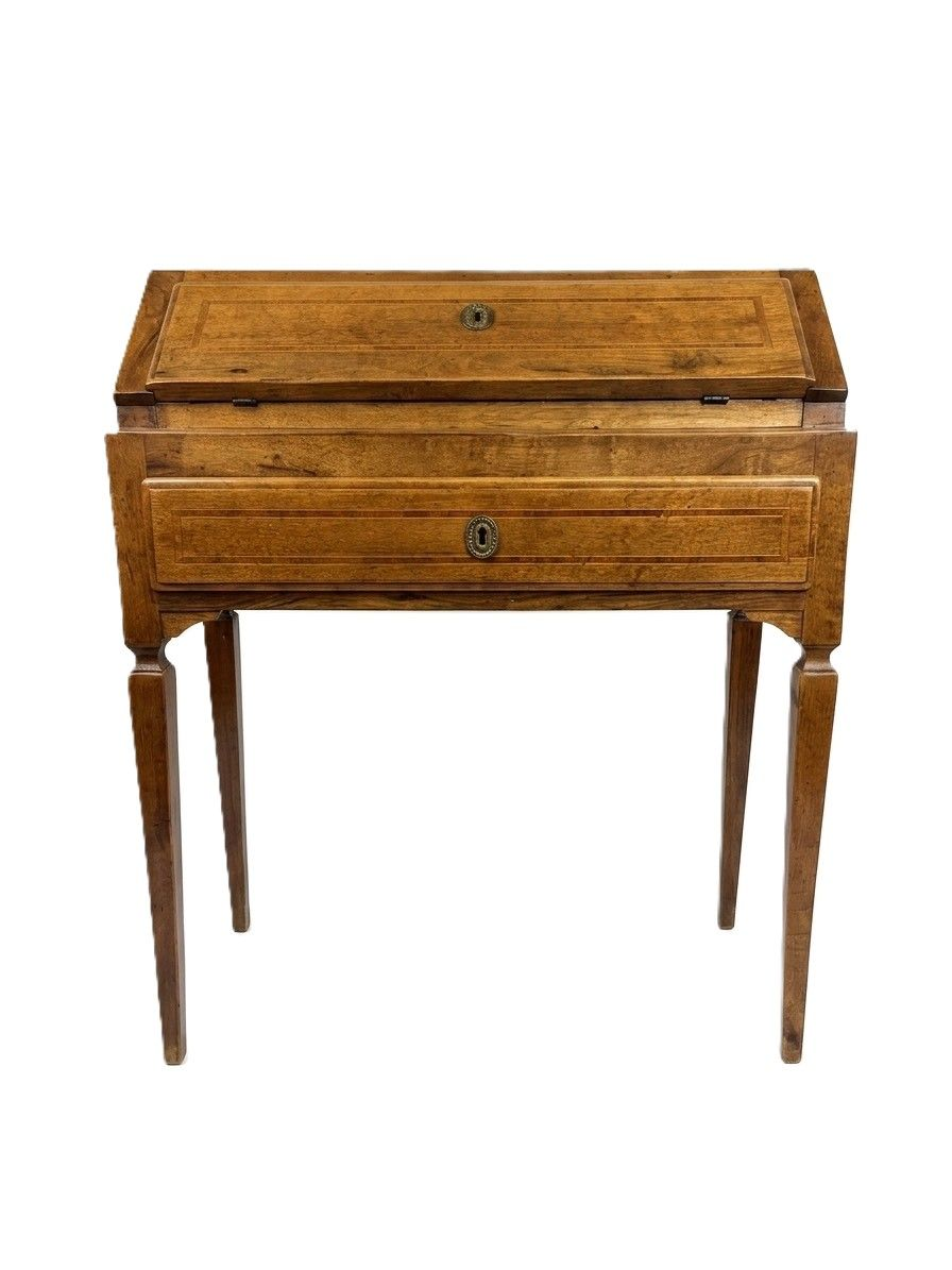 19trh Century Italian Slant Front Bureau