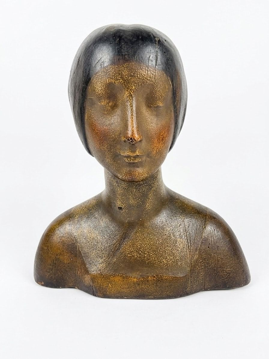 Polychrome Mino Da Fiesole Style Bust.
