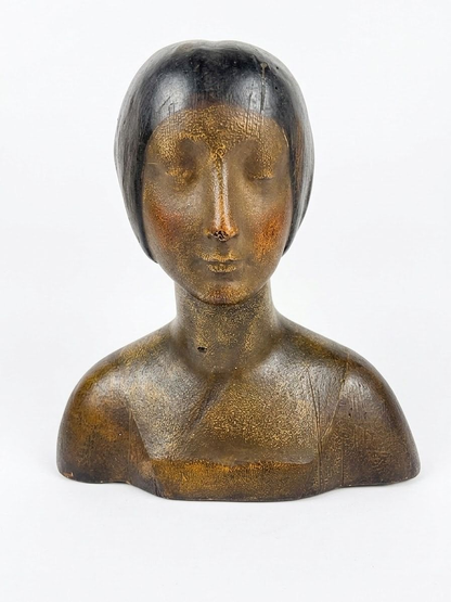 Polychrome Mino Da Fiesole Style Bust.