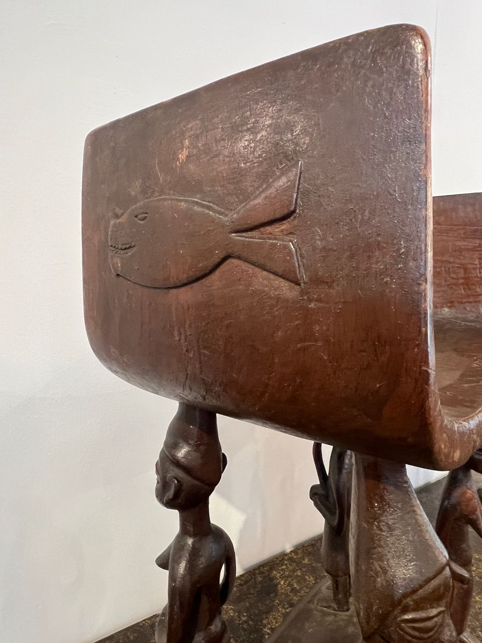 Pair of African Fon Ceremonial Stools