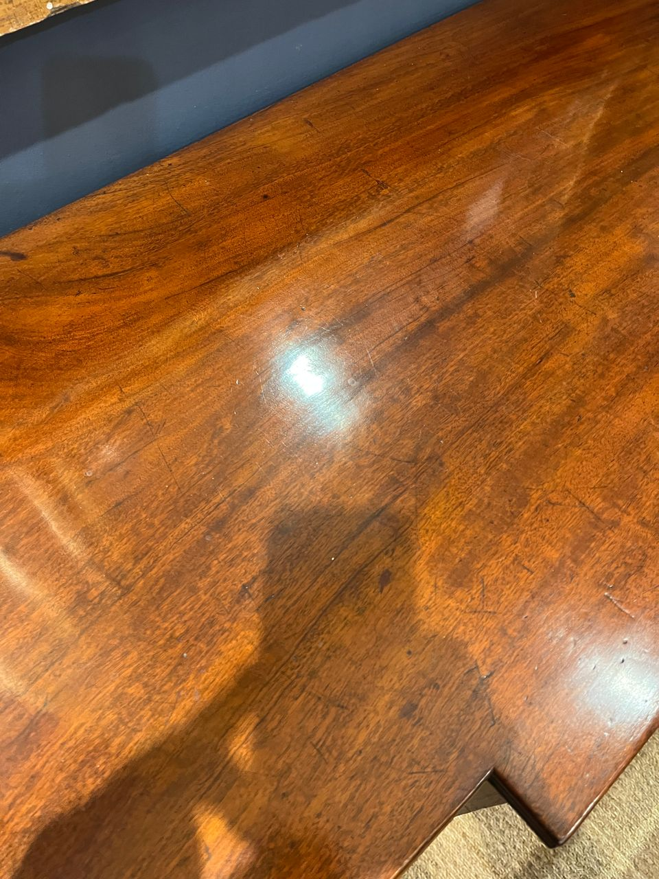 19th Century Mahogany English Sideboard with Lions head Pulls