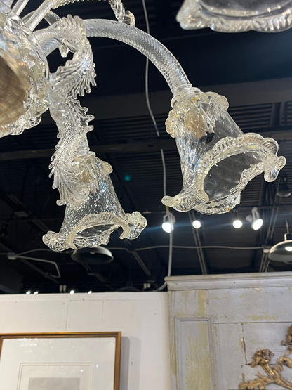 Vintage Italian Venetian Murano Chandelier