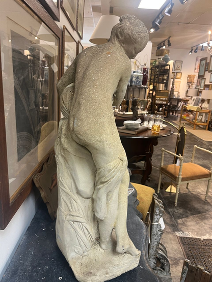 French Garden Statue with Water Feature