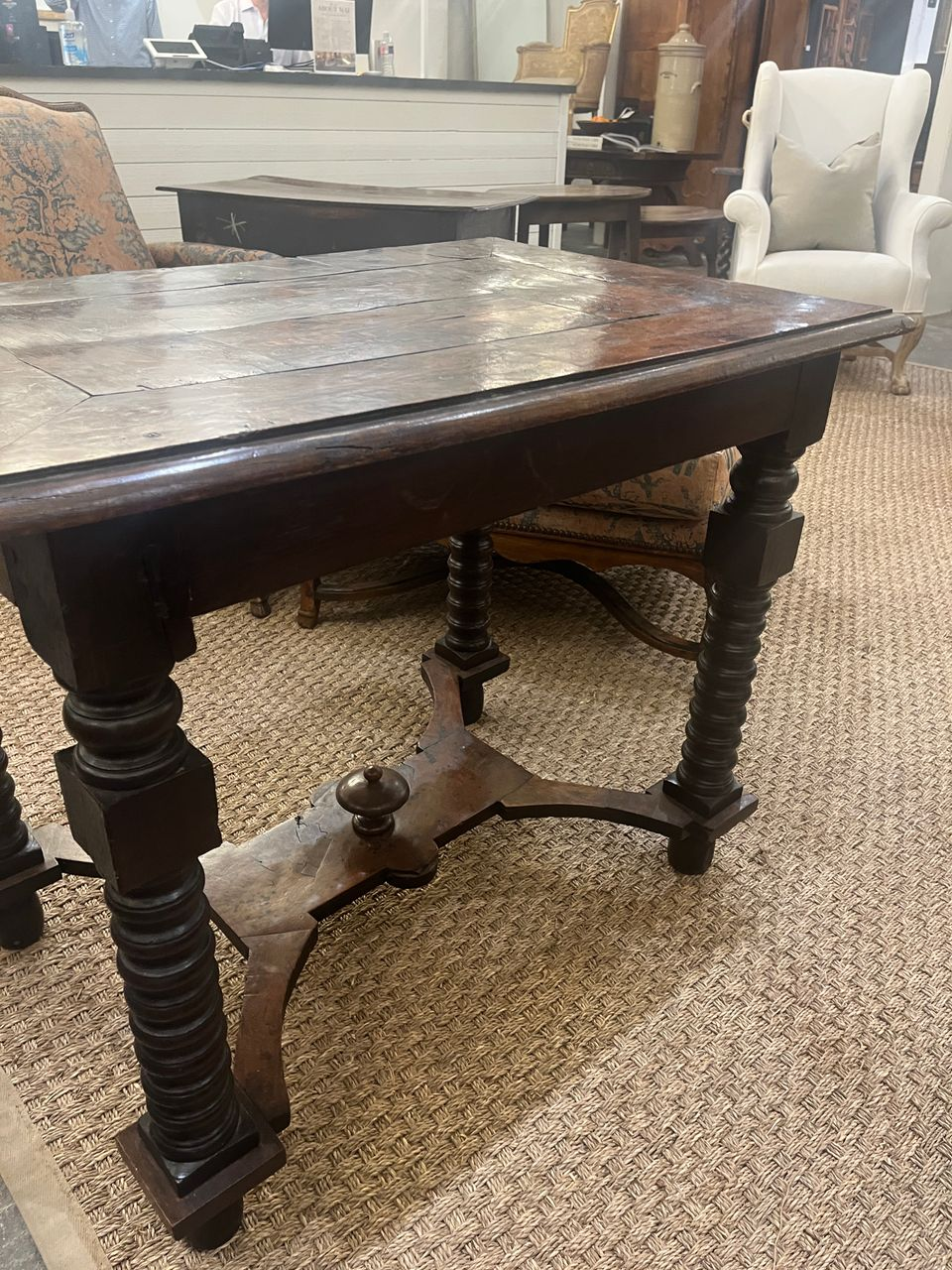 18th Century Spanish Burl Side Table