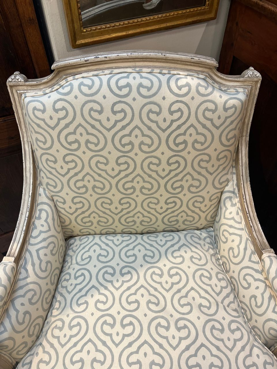 Louis XVI style Bergere Armchair