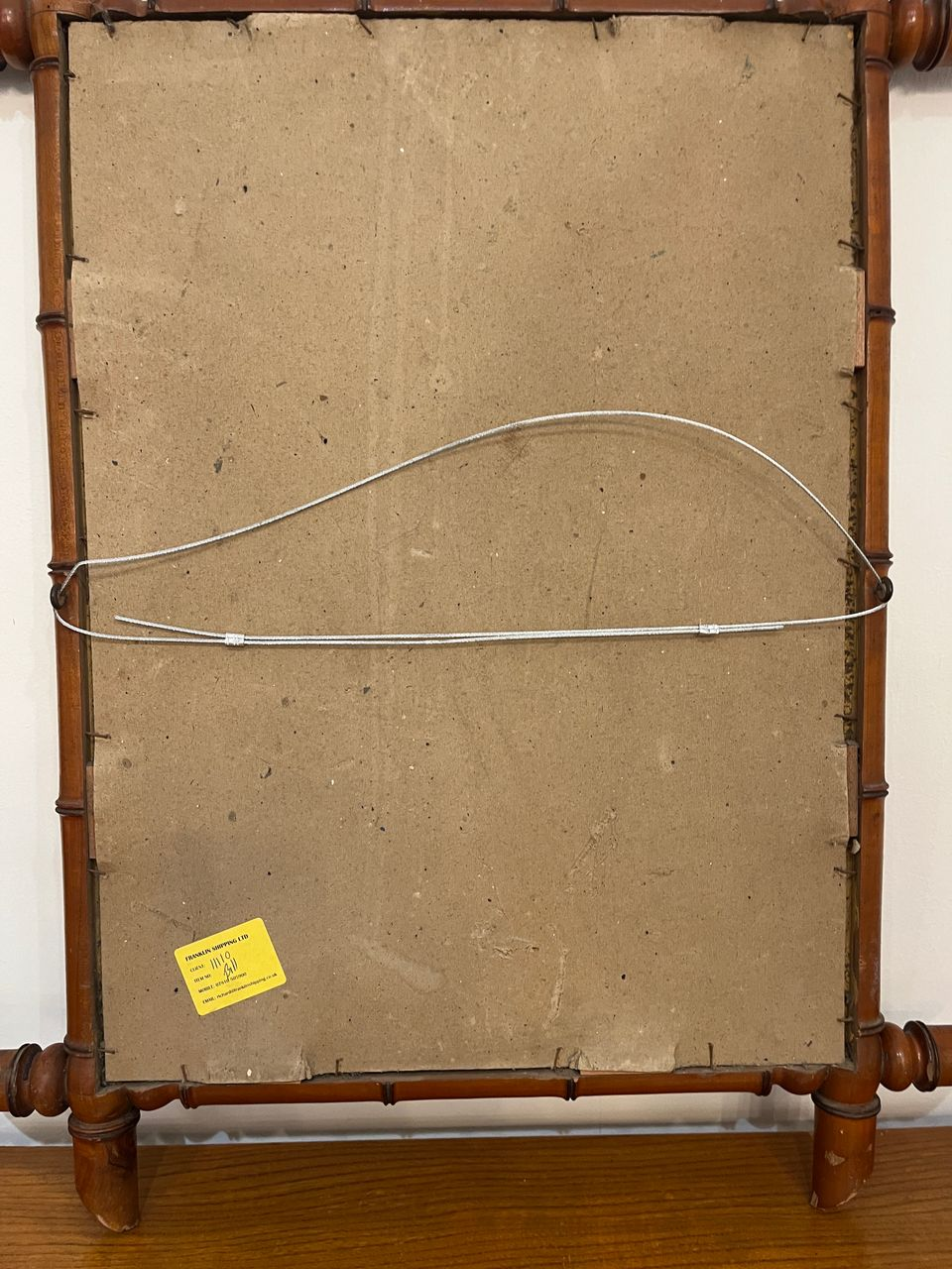Pair 19th Century Faux Bamboo Mirrors
