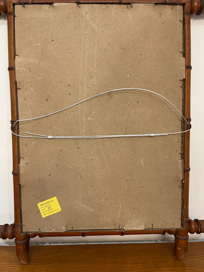 Pair 19th Century Faux Bamboo Mirrors