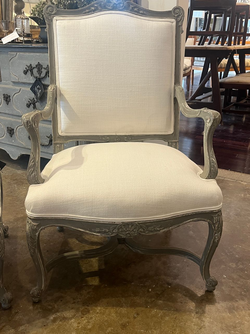 Pair of French 19th Century Fauteuils Armchairs