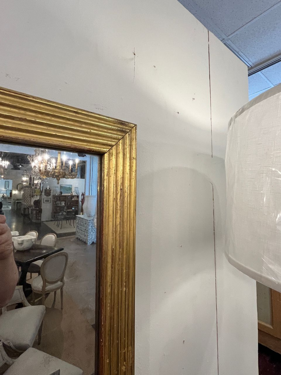 19th Century Gold Gilt French Mirror