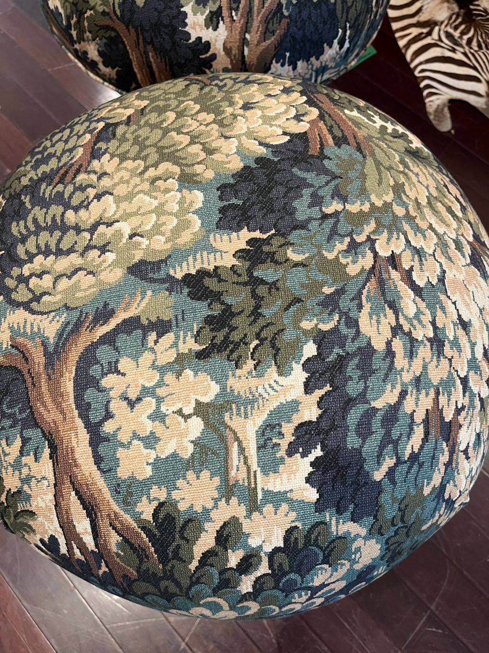 Custom Handcrafted Mushroom Pouf Stool