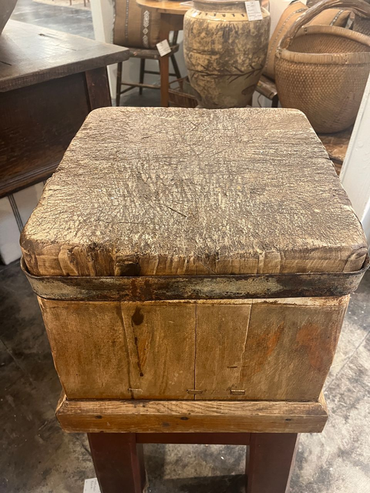 Antique Butcher or Chopping Block