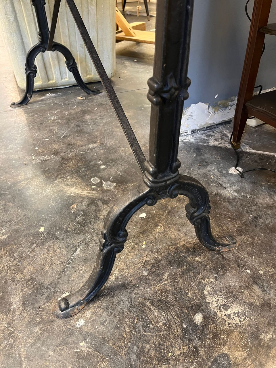 Vintage French Wrought Iron Table/Desk