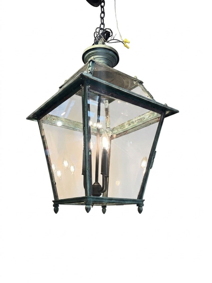 Early 1900's Copper Hanging Lantern