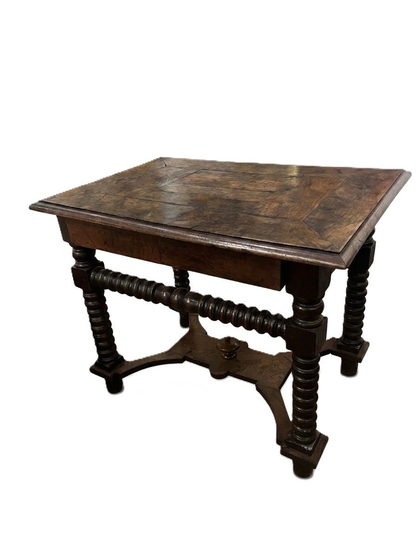 18th Century Spanish Burl Side Table