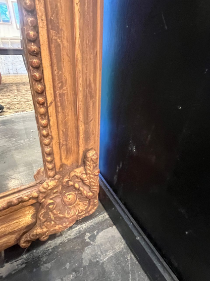 Tall Louis XVI style Giltwood Mirror