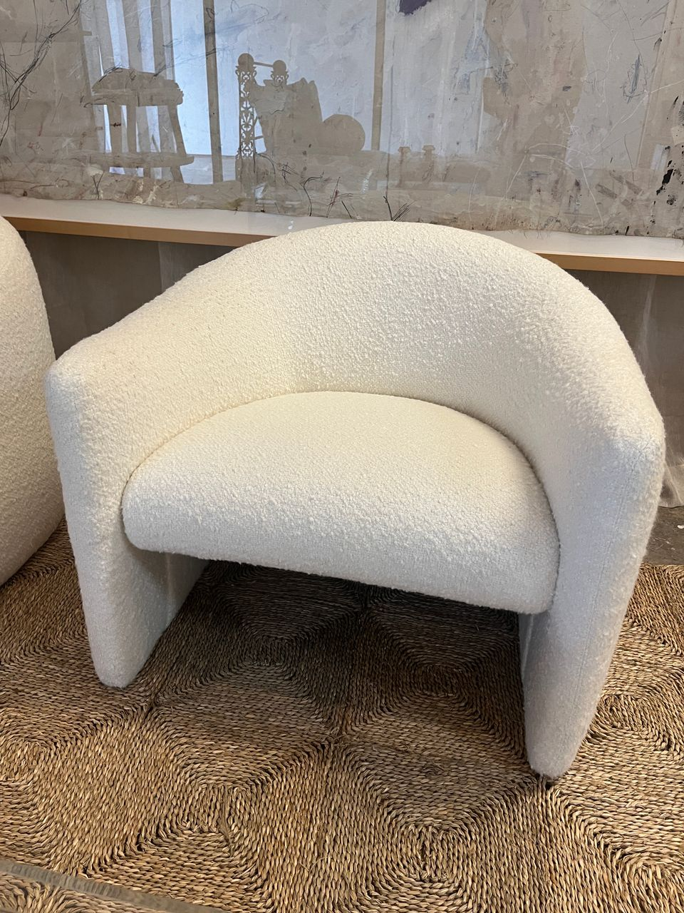 Pair of Mid-Century Barrel Chairs